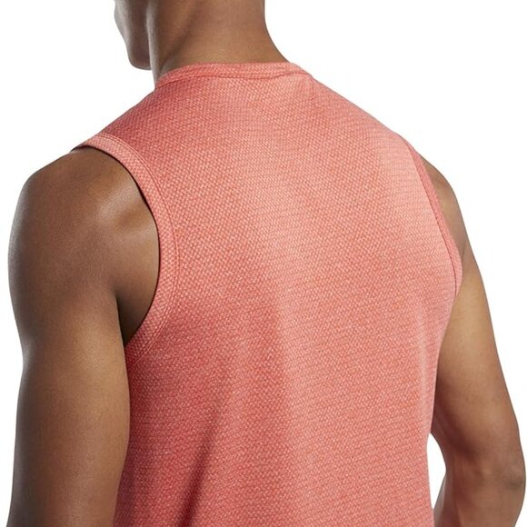 Reebok Men's Workout Ready Melange Tank STYLE FK6224 RED/GREY SIZE SMALL NWT - Picture 6 of 16
